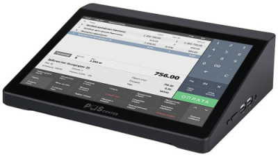Компактный сенсорный POS терминал POScenter Prime (10.1" емкостной, Intel Celeron J3455, 2.2 GHz; RAM4Gb; eMMC64; без АКБ; Wi-Fi; BT; 2*USB 3.0; 2*USB 2.0; 1*RS232; 1*HDMI; 1* LAN, блок питания 12V2A, Vesa 75х75) без ОС